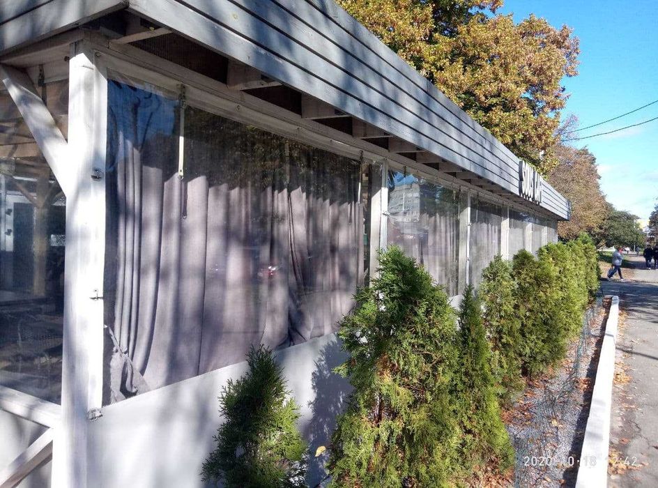 М'які вікна-штори з тканини ПВХ