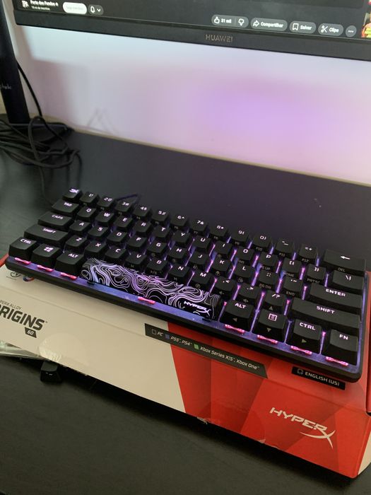 Teclado HyperX alloy origins 60