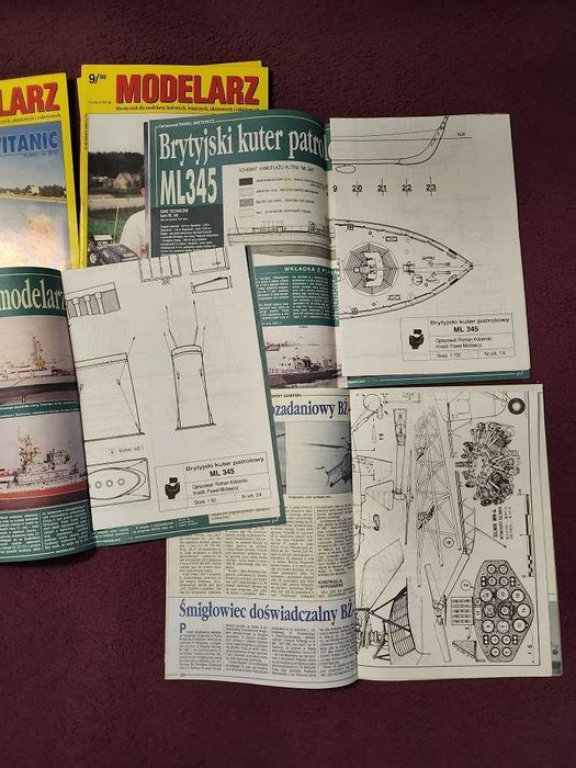 Modelarz miesięcznik rok 1998 7 numerów