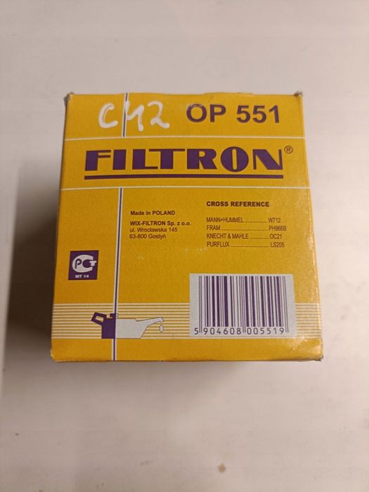 FILTR OLEJU Austin Chevrolet Ford Innocenti MG Opel Rover _ OP551