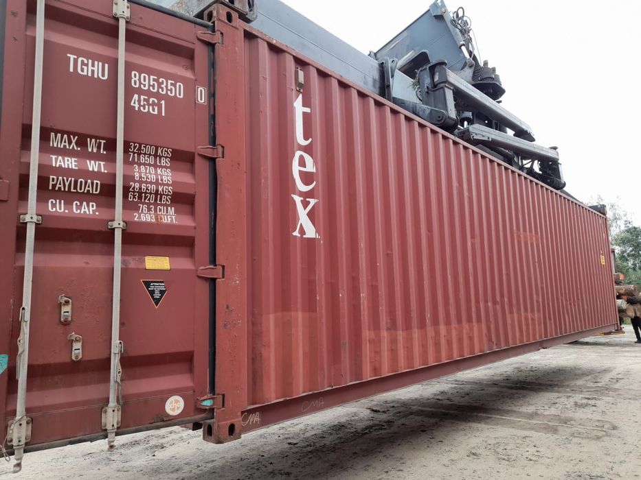 Kontener morski magazynowy 40 DV/HC 12 metrowy, używany