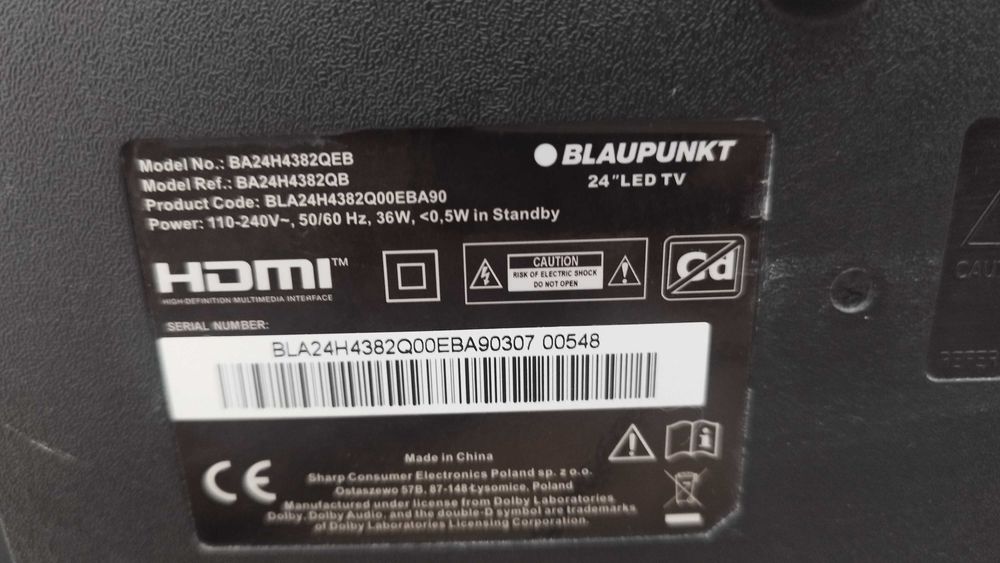 TV Blaupunkt 61 cm