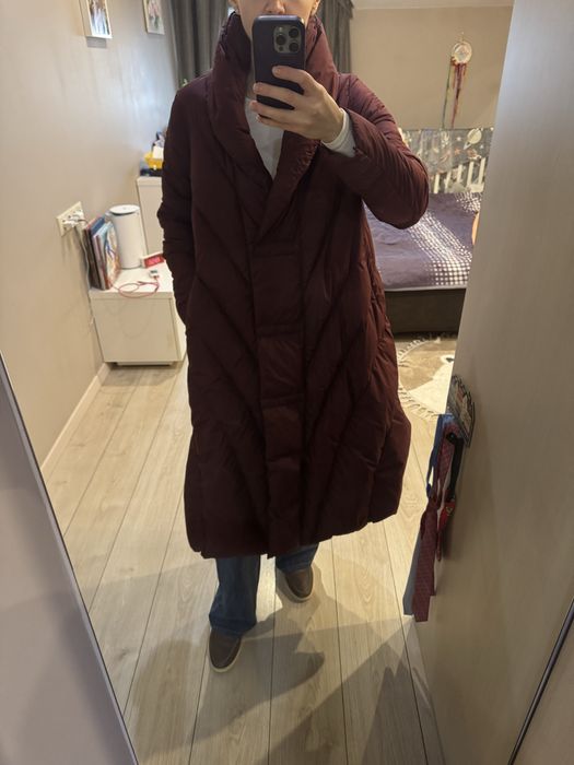 довгий пуховик куртка не zara m