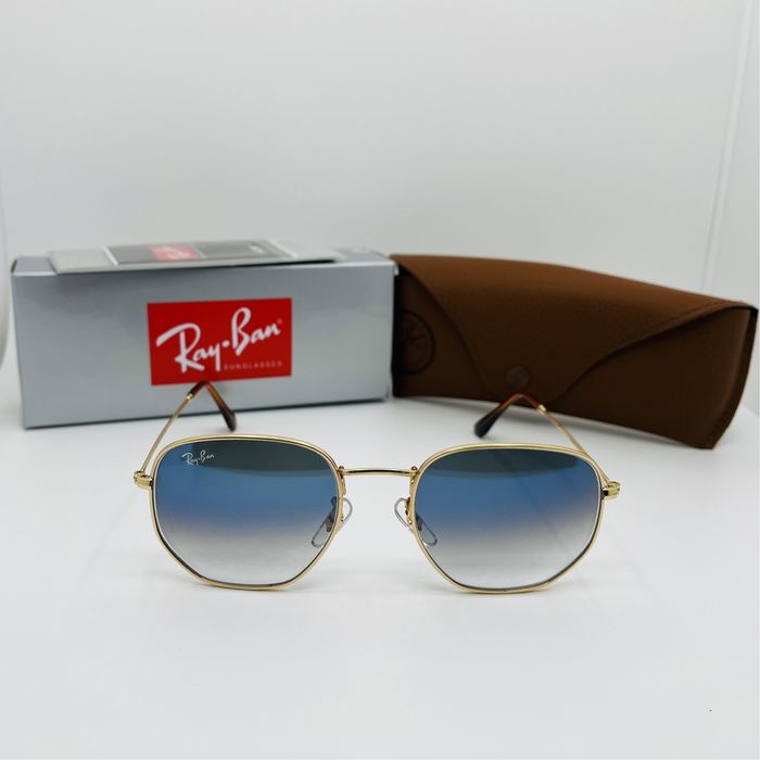 Солнцезащитные очки Ray Ban Hexagonal 3548 56мм стекло (mix)