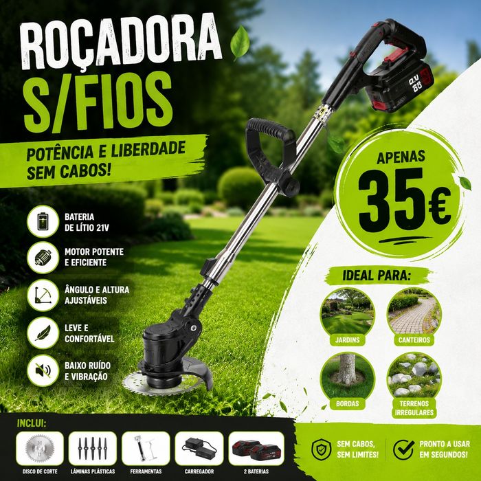 Roçadora sem fios