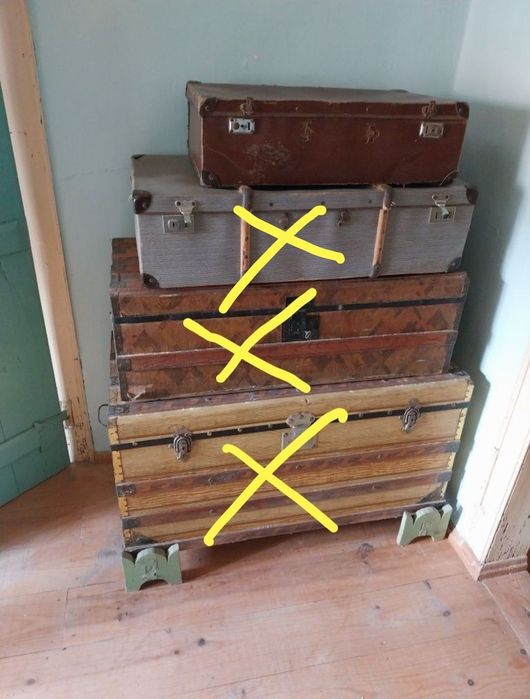 Conjunto arcas arrumação