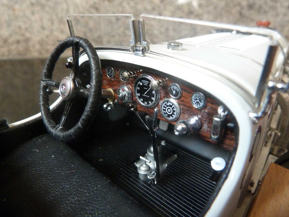 1:18 CMC, Mercedes Benz SSKL, Mille Miglia 1931, AutoArt, Minichamps