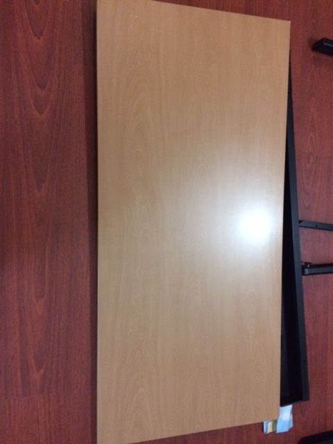 Secretária de Escritório 140 x 70 x 65 Madeira e Metal