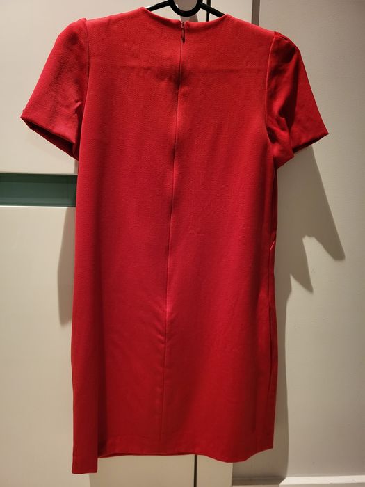 Czerwona krótka sukienka Simple r. 34