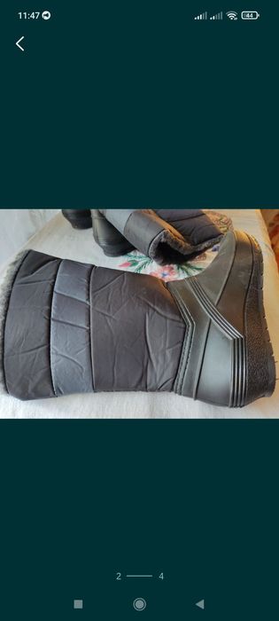 Продам женские теплые резиновые сапожки