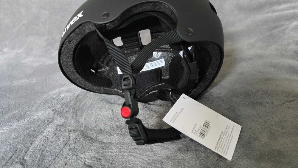 Kask Orzeszek BMX rower UVEX KID 3 CC Black rozm 55-58cm