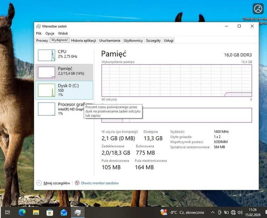 Micron 1 x 16 GB DDR3