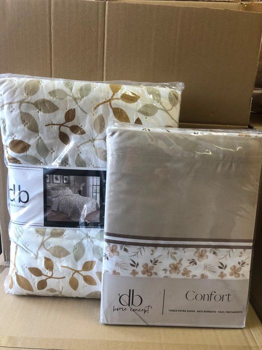 Conjunto colcha + lençóis verão