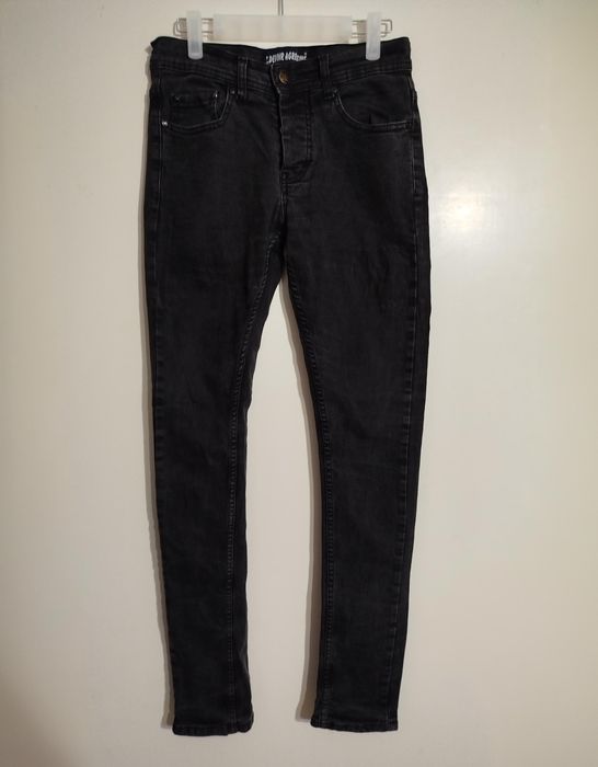 Черные стрейчевые джинсы C.Devoir Agressive | Skinny Slim Fit | S-M