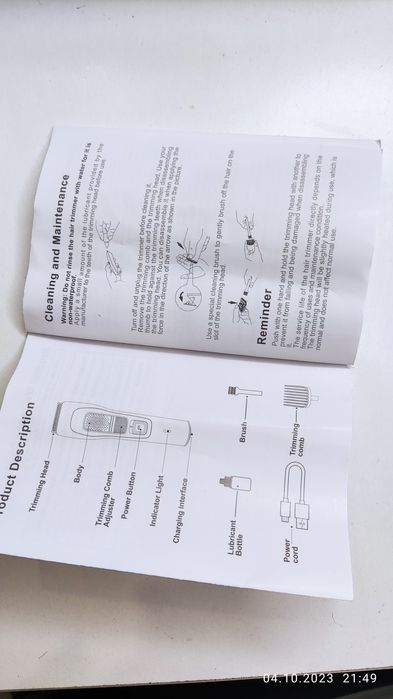 Машинка для стриження волосся — Xiaomi Enchen Sharp 3S Black (972417)