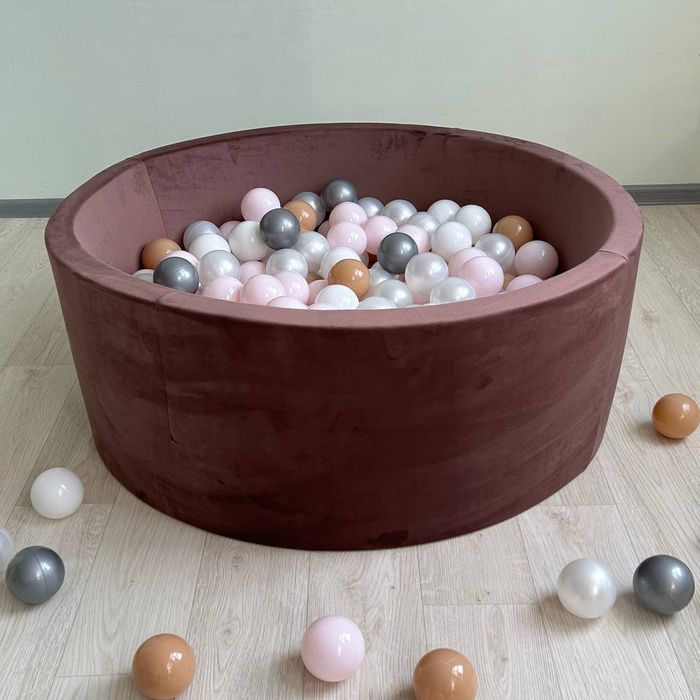 Сухий басейн з кульками та без, діаметр100см, сухой бассейн с шариками
