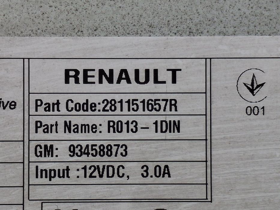 Rádio / auto-rádio OPEL Vivaro B Furgão (X82)