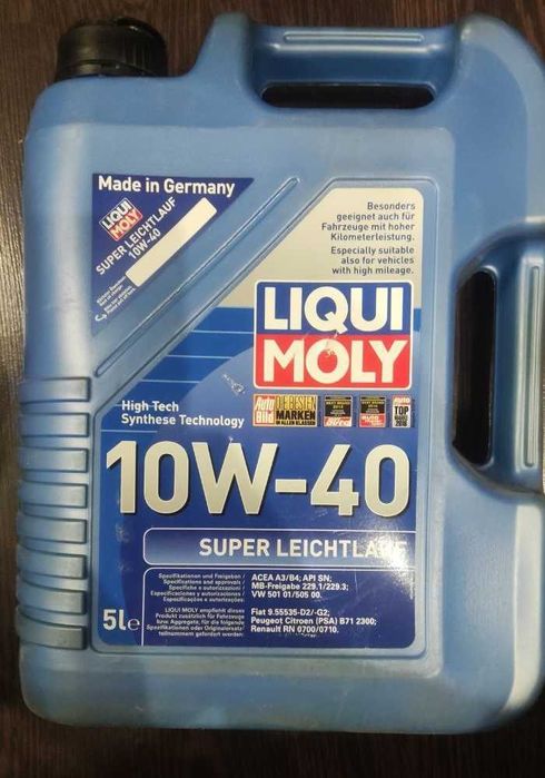 Моторна олива Liqui Moly Super Leichtlauf 10W-40 5 л