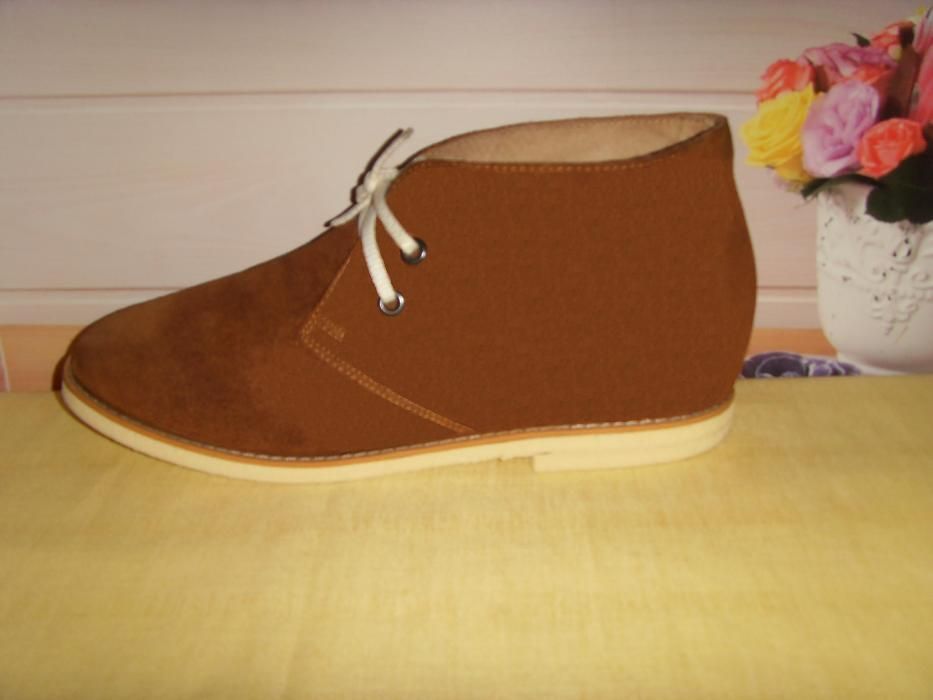 Mokasyny Skórzane, Zamszaki, Brązowe, Wygodne =WROCŁAW=