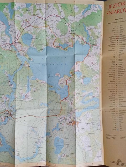 mapy Warmia i Mazury - zestaw 4 map - kolekcjonerskie, PRL