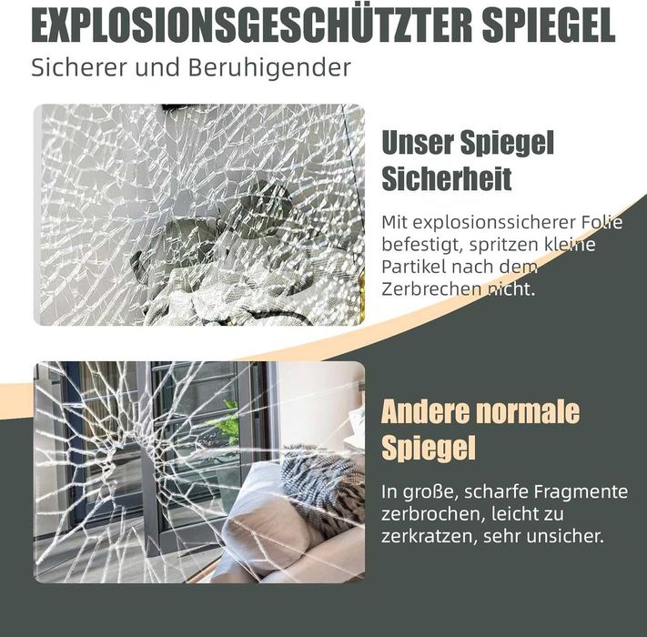 Nowe duże czarne lustro / lusterko / stojące / wiszące /80x180cm!R240!