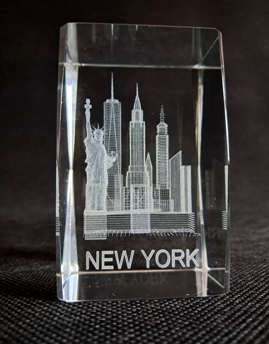 Pamiątka z New York  - Kryształ 3D