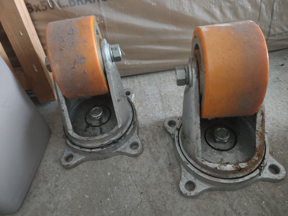 Rodas massiças para coisas bem pesadas