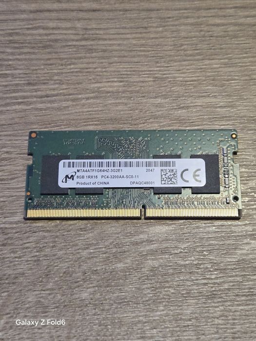 Pamięć do laptopa RAM DDR4 Micron 8GB
