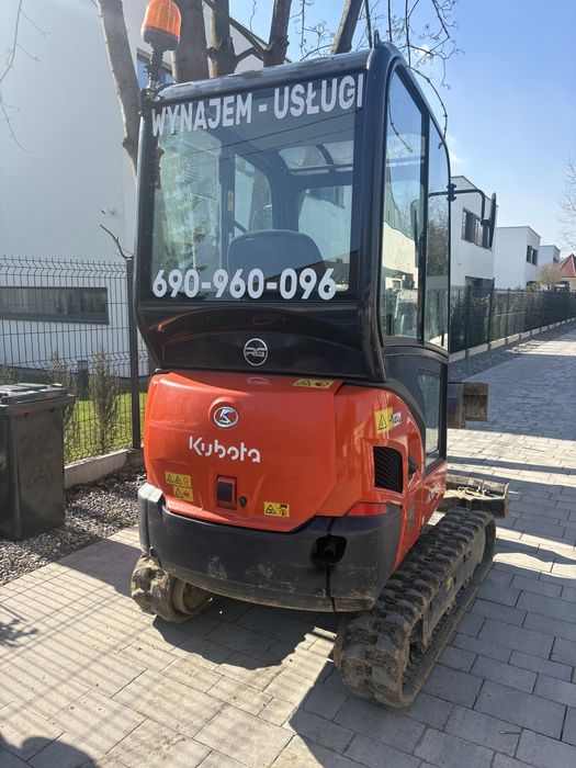 Minikoparka, Koparka, Wynajem, Wypożyczalnia koparki