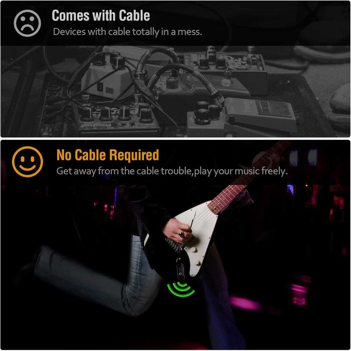 Bezprzewodowy system gitarowy LEKATO