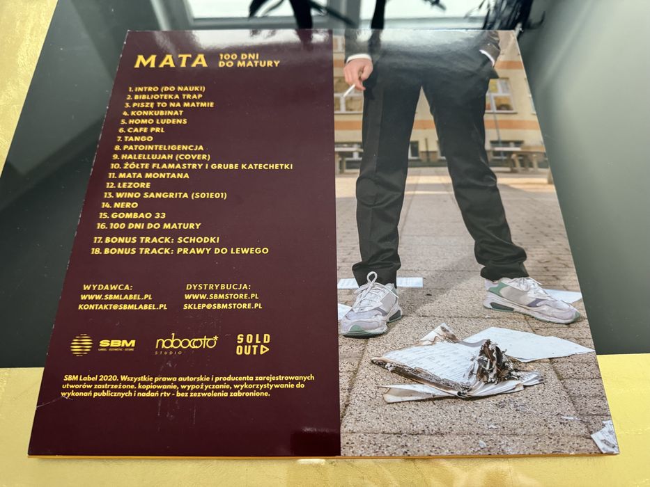 MATA - 100 dni do matury winyl z wadą