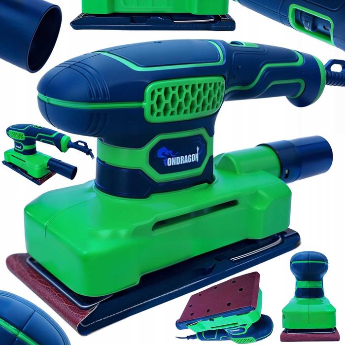 Szlifierka Oscylacyjna Elektryczna 650w Do Gipsu Drewna Mocna 12 000