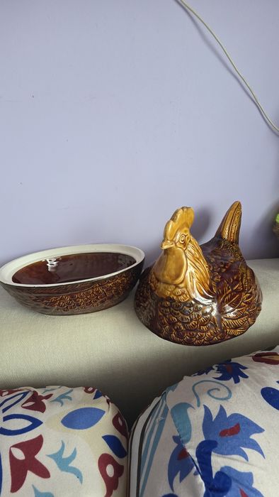 Ceramiczna kura duża