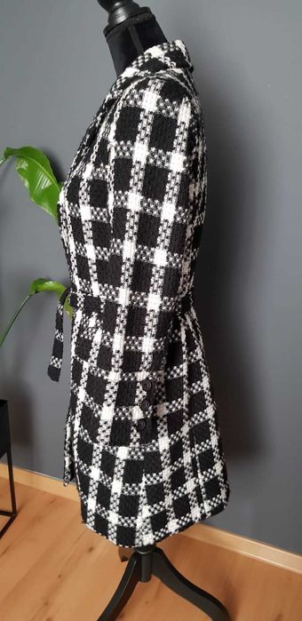 Płaszcz w kratkę S Fionella