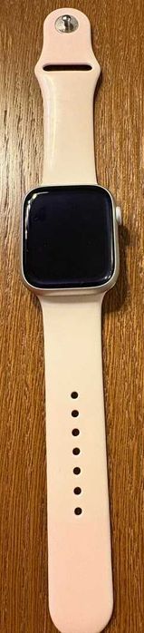Apple Watch Series 7 45mm Starlight GPS + Cellular — stan idealny, komplet