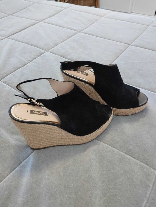 Black Sandals (New), Size 39, Brand Arezzo