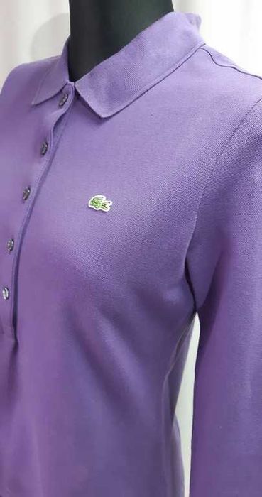 Поло фиолетовое Lacoste