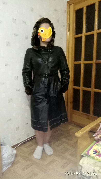 Дубленка( кожа, натуральный мех)