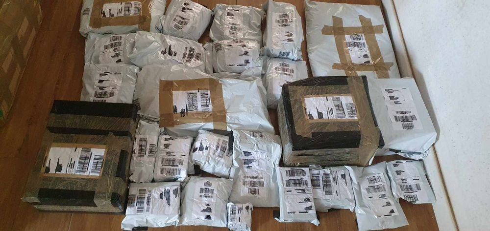 #Najtaniej#  NIEODEBRANE PACZKI de dhl, Amazon Otto eBay, zwroty mix
