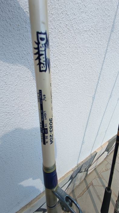 Canas de pesca de barco