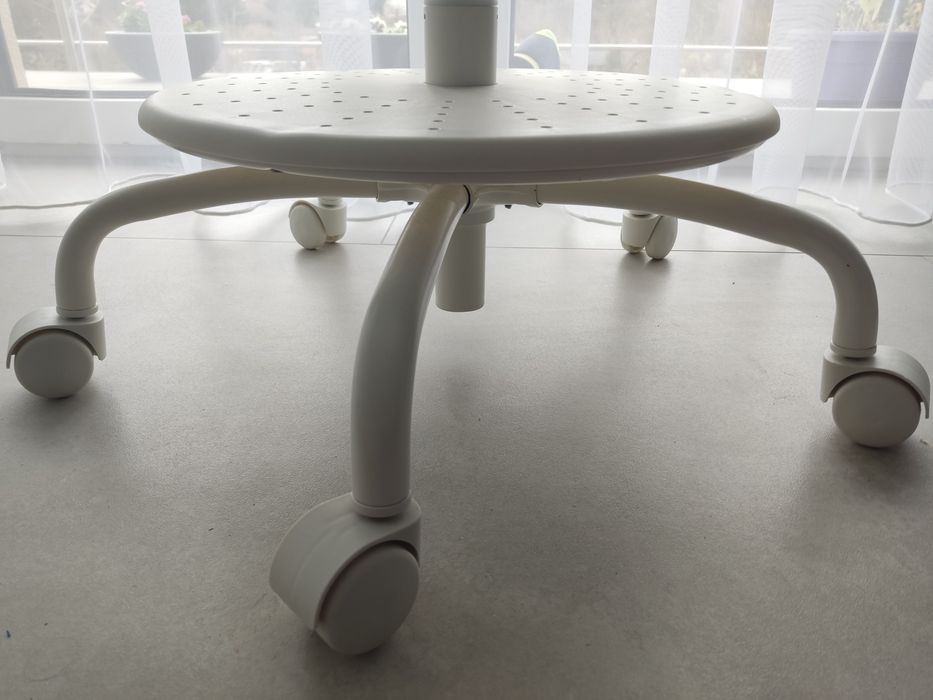 Ikea krzesło obrotowe Vimund zielone regulacja wysokości