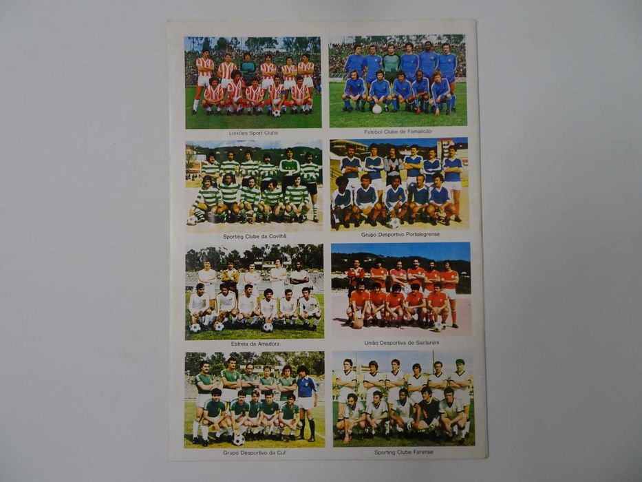 Caderneta de cromos de futebol vazia - Futebol e Juventude