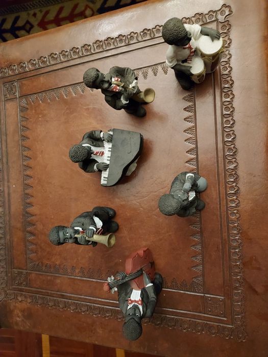 BANDA JAZZ NEGORS AMERICANOS. TUDO novo.um conjunto raro em pasta pint