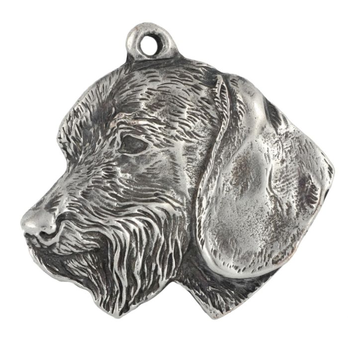 Jamnik szorstkowłosy III brelok posrebrzany Art-Dog
