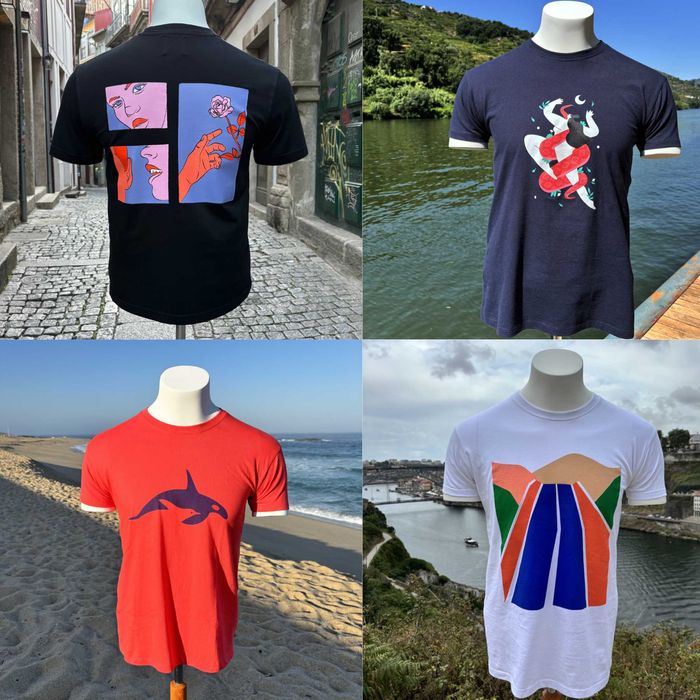 Lote de 2240 T-shirts Novas