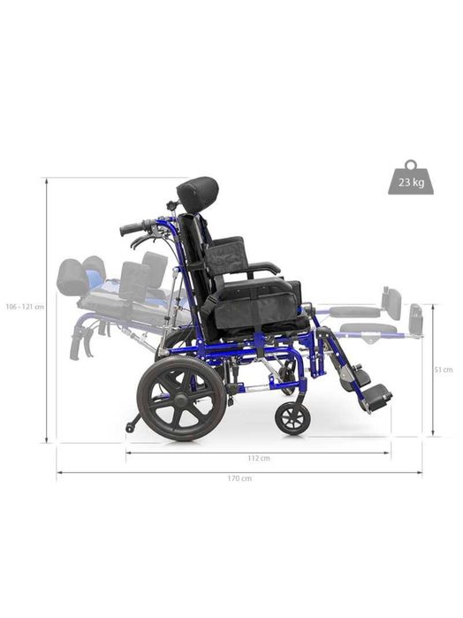 Cadeira de Rodas Neurológica NOVA