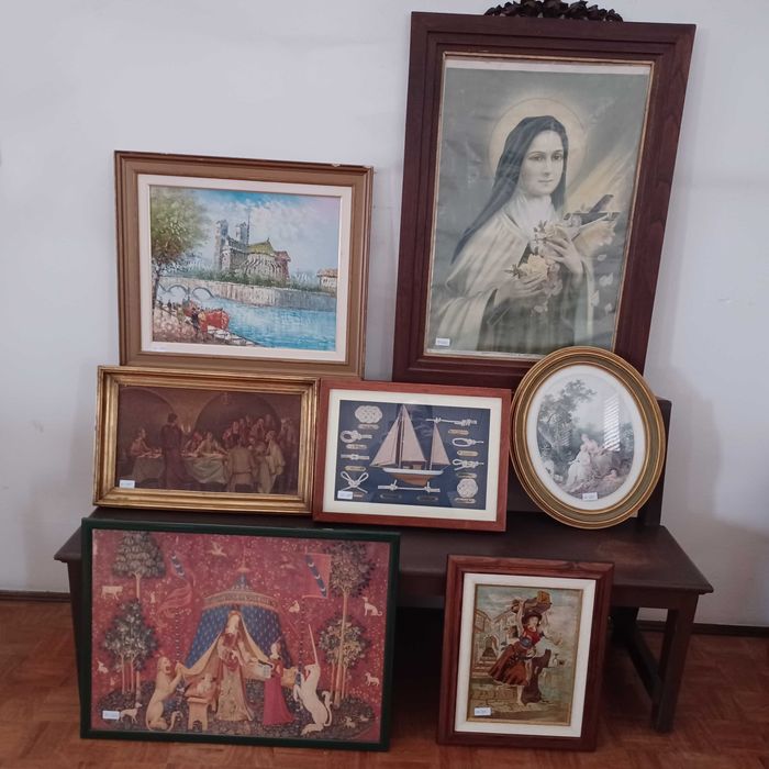 Variedade de quadros  Antigos