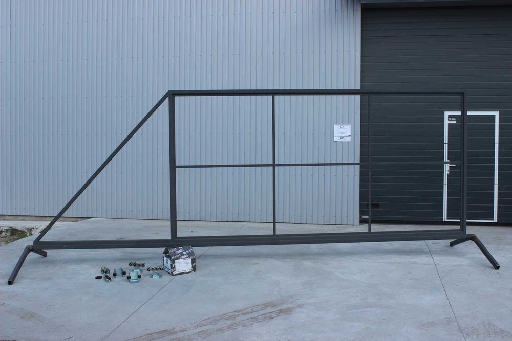 Каркас відкатних воріт. Готовые откатные ворота КСС свари сам комплект