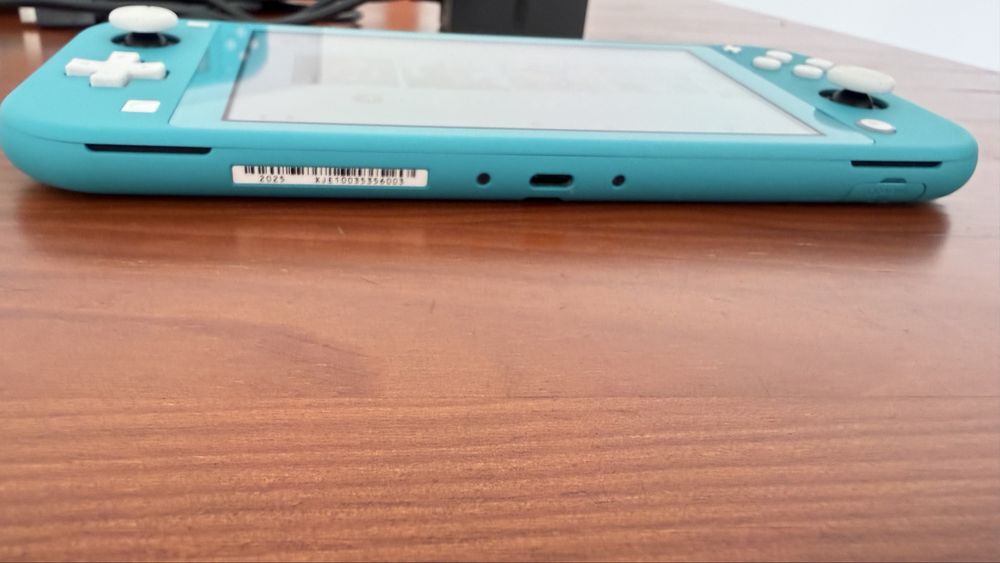 Nintendo switch lite azul turquesa