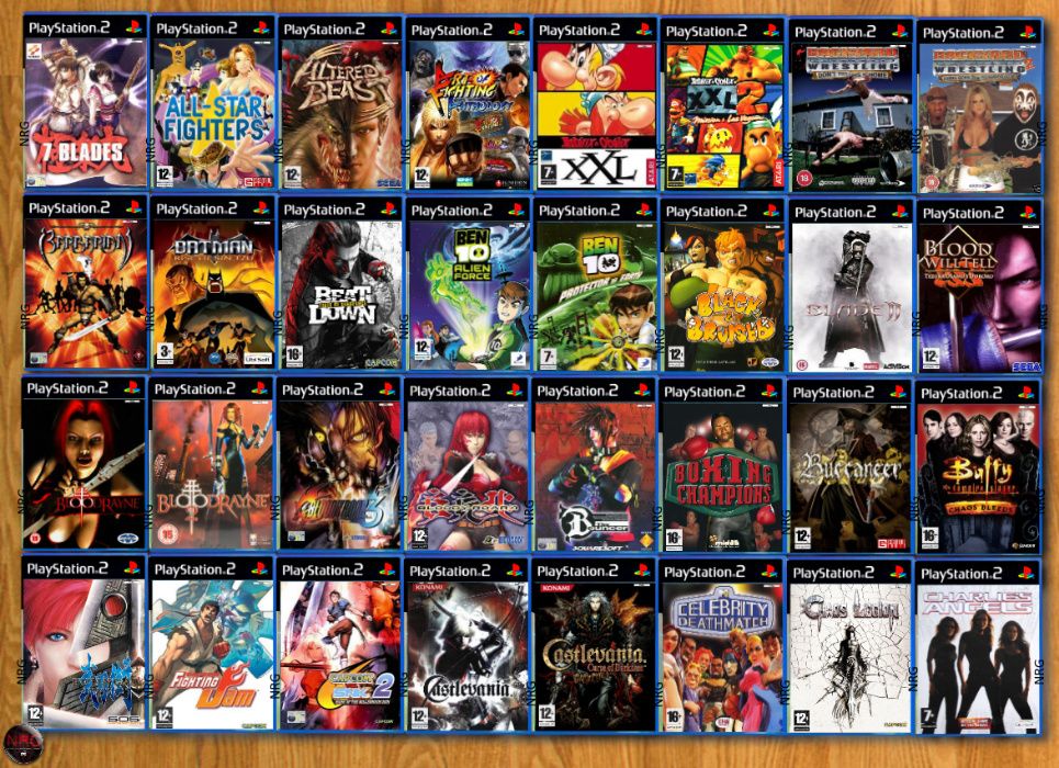 0S 10 MELHORES JOGOS DE LUTA NO PS2! 